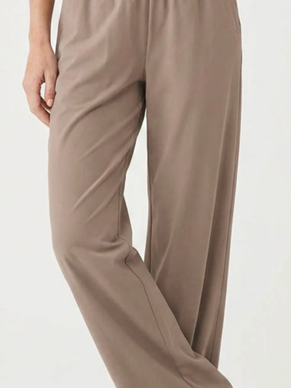ALO Yoga Women's Wide Leg Lounge Pants - Tan Color